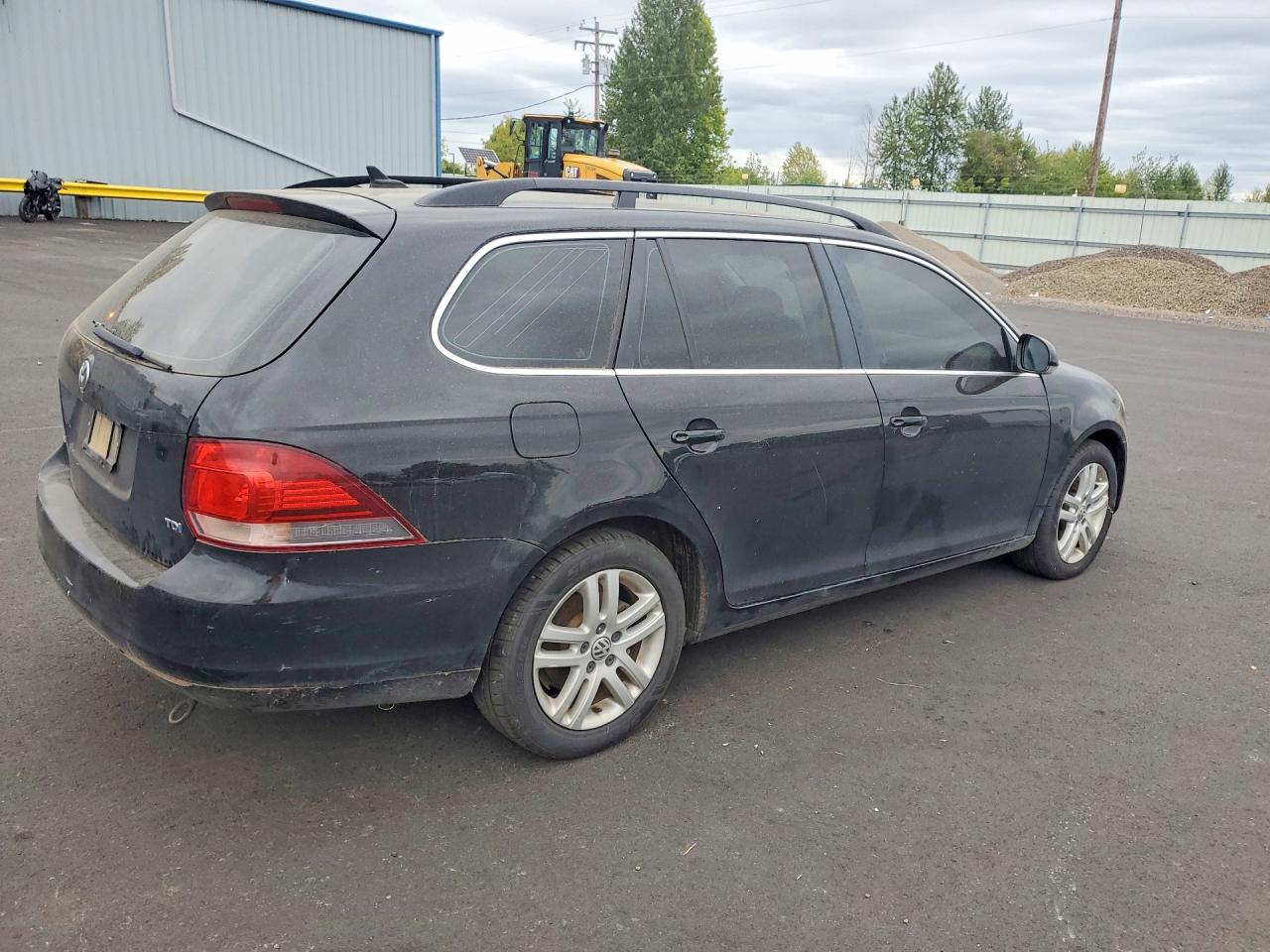 2014 Volkswagen Jetta Tdi Black vin: 3VWPL7AJ3EM601426