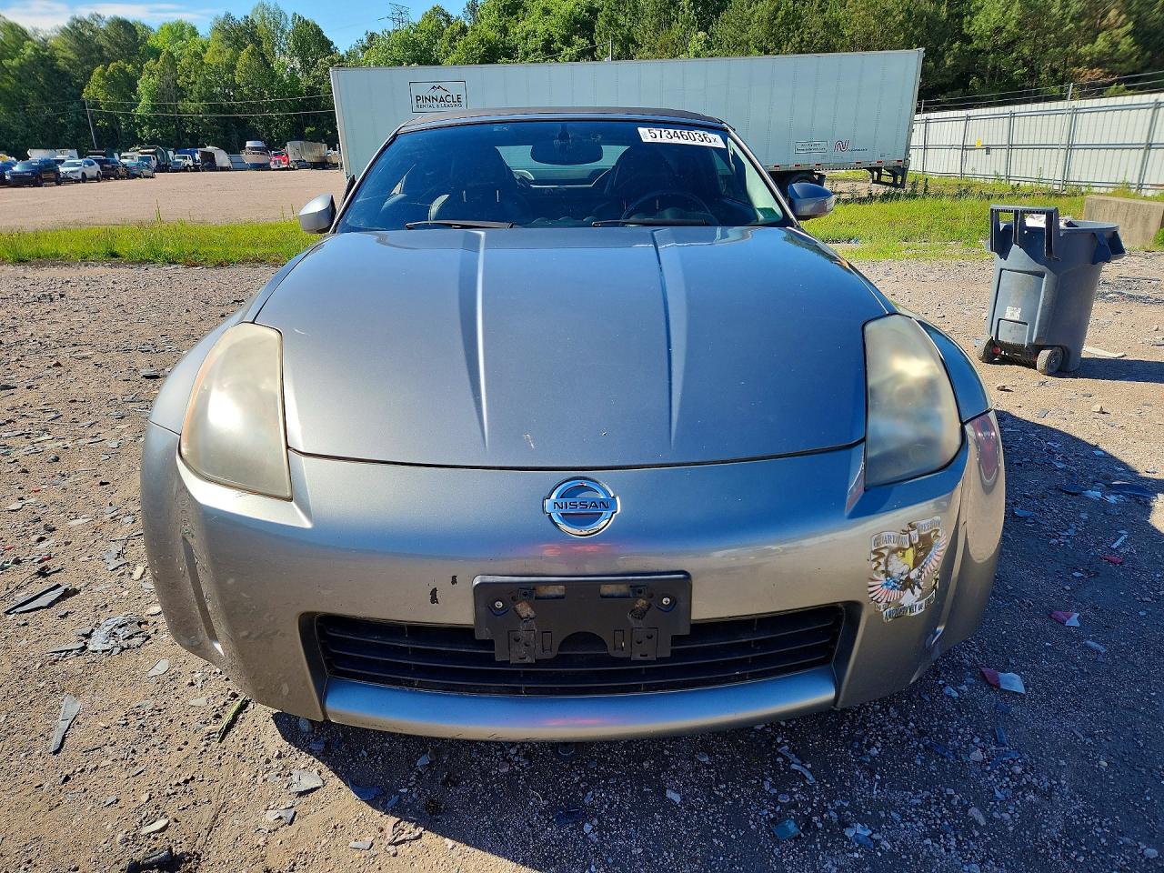 2004 Nissan 350z Roadster Серебряный vin: JN1AZ36A94T010609