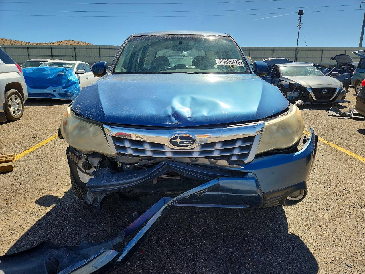 2009 Subaru Forester 2.5x Blue vin: JF2SH61639H777442