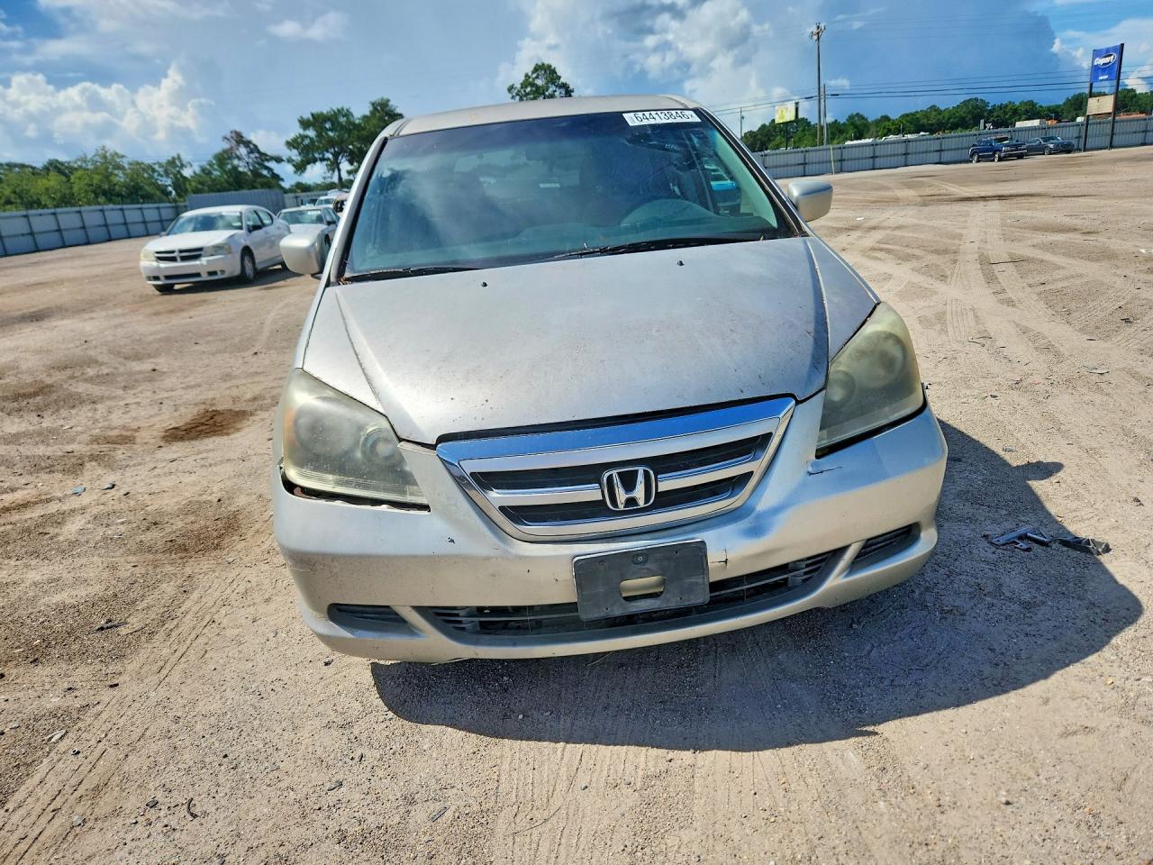 2006 Honda Odyssey Lx Silver vin: 5FNRL38216B094647