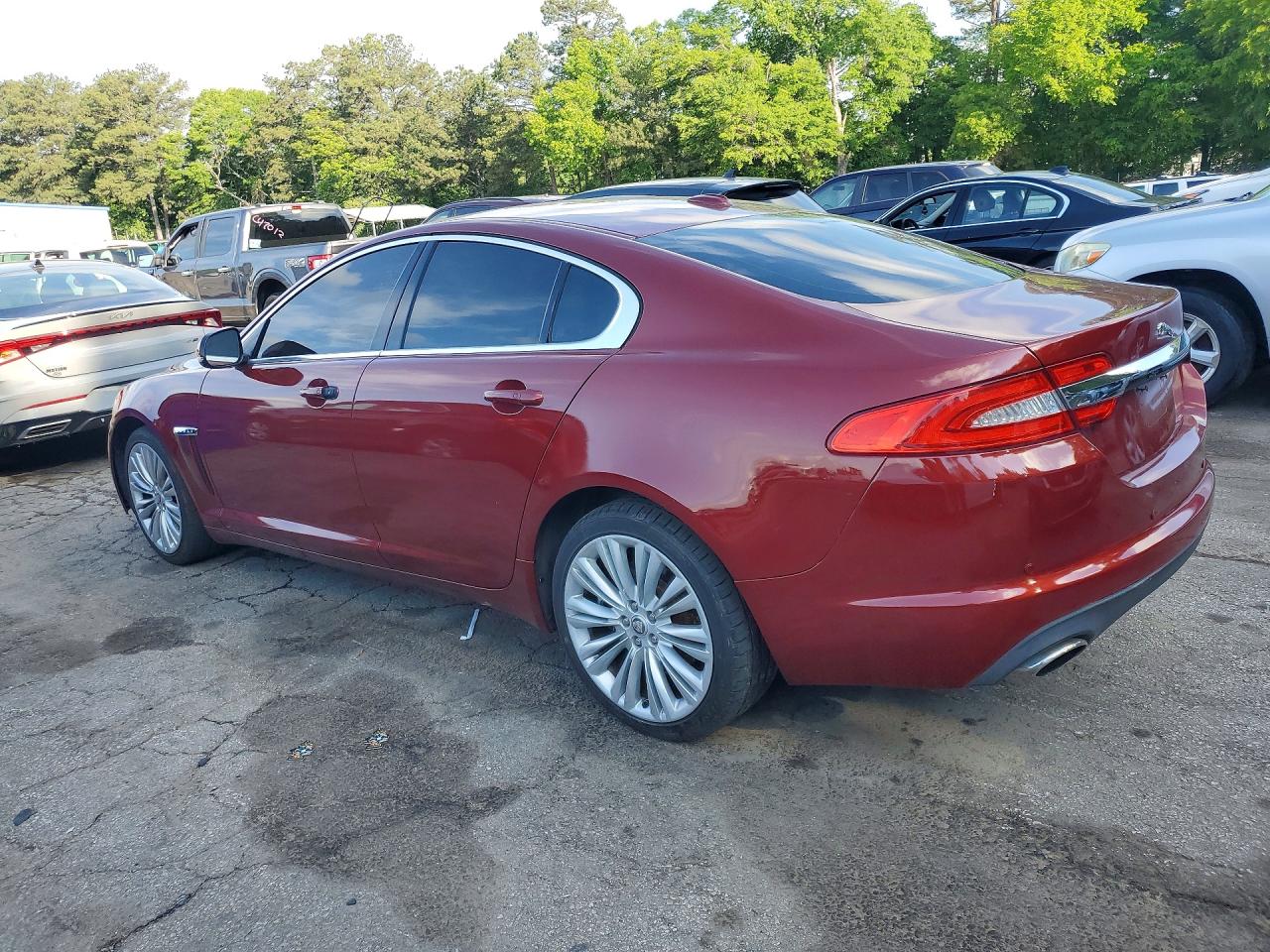 2012 Jaguar Xf Portfolio Red vin: SAJWA0HBXCLS43400