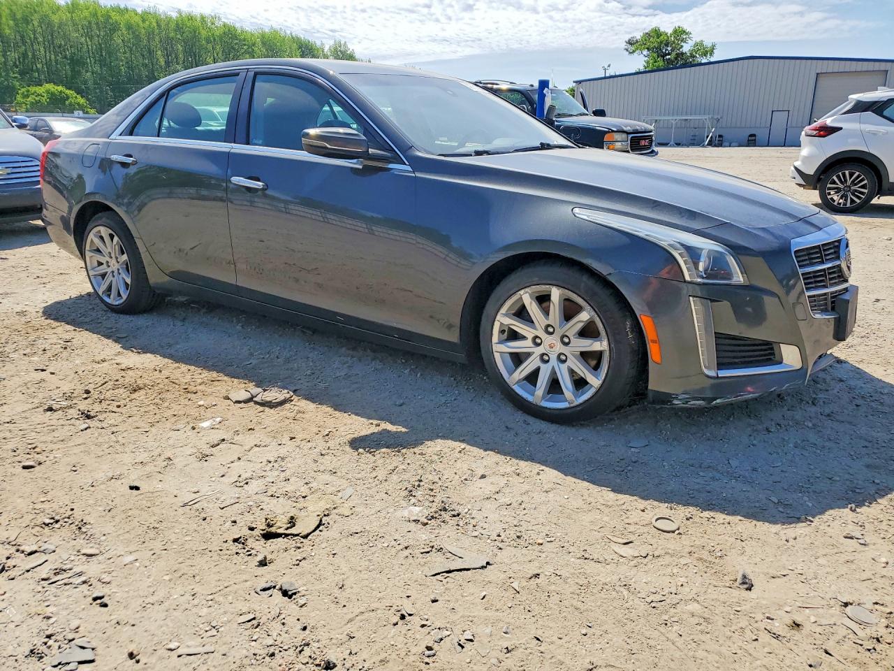2014 Cadillac Cts Gray vin: 1G6AP5SX1E0172703