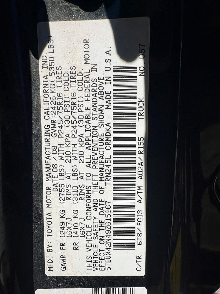 2009 Toyota Tacoma Access Cab Gray vin: 5TEUX42N49Z615967