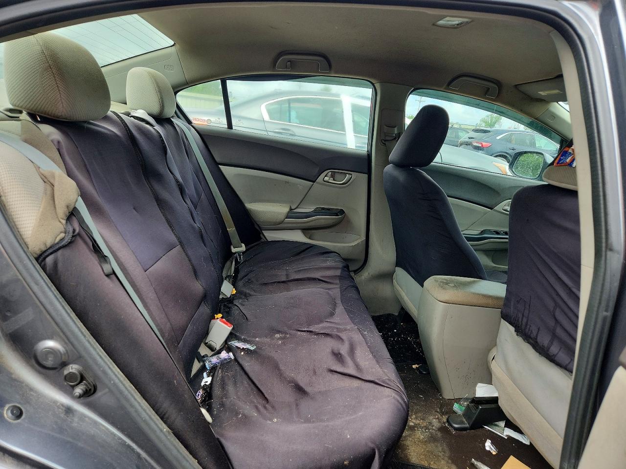 2012 Honda Civic Lx Gray vin: 2HGFB2F58CH333017