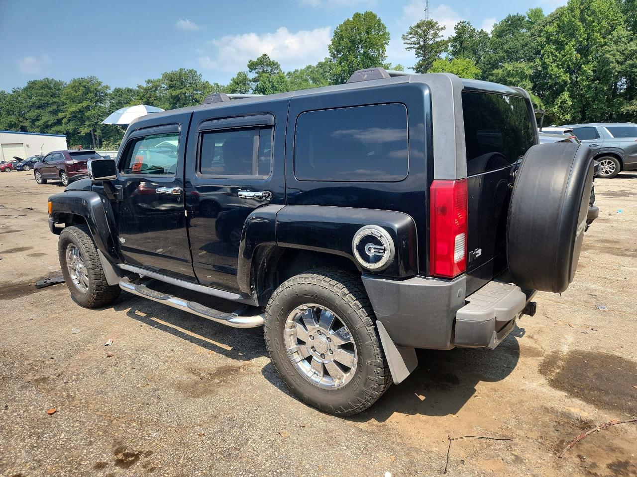 2009 Hummer H3 Black vin: 5GTEN13E898113271