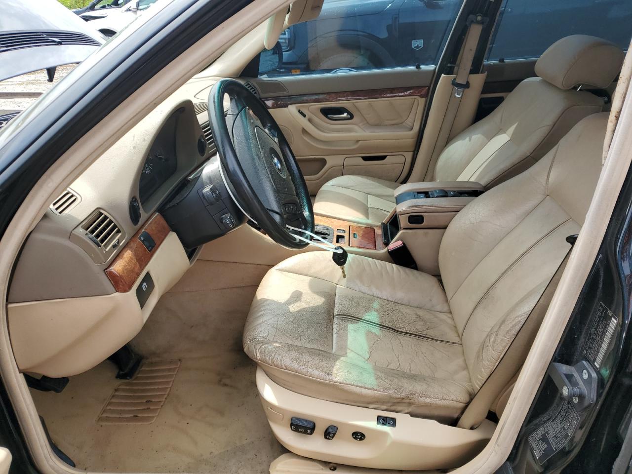 2001 Bmw 740 Il Black vin: WBAGH83401DP18434