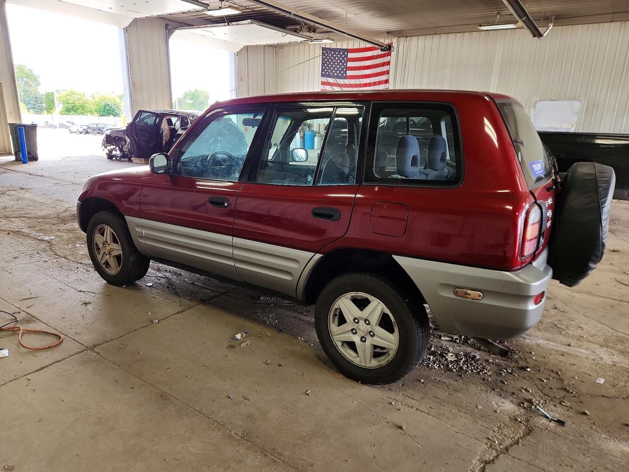 2000 Toyota Rav4 Base Maroon vin: JT3GP10V2Y0046778