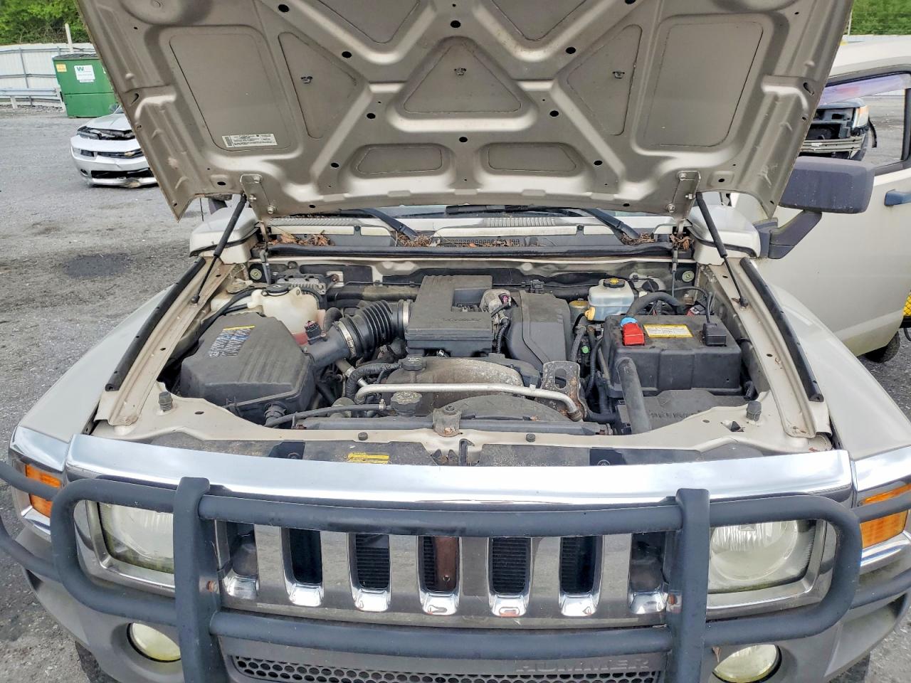 2007 Hummer H3 Серый vin: 5GTDN13E778114047