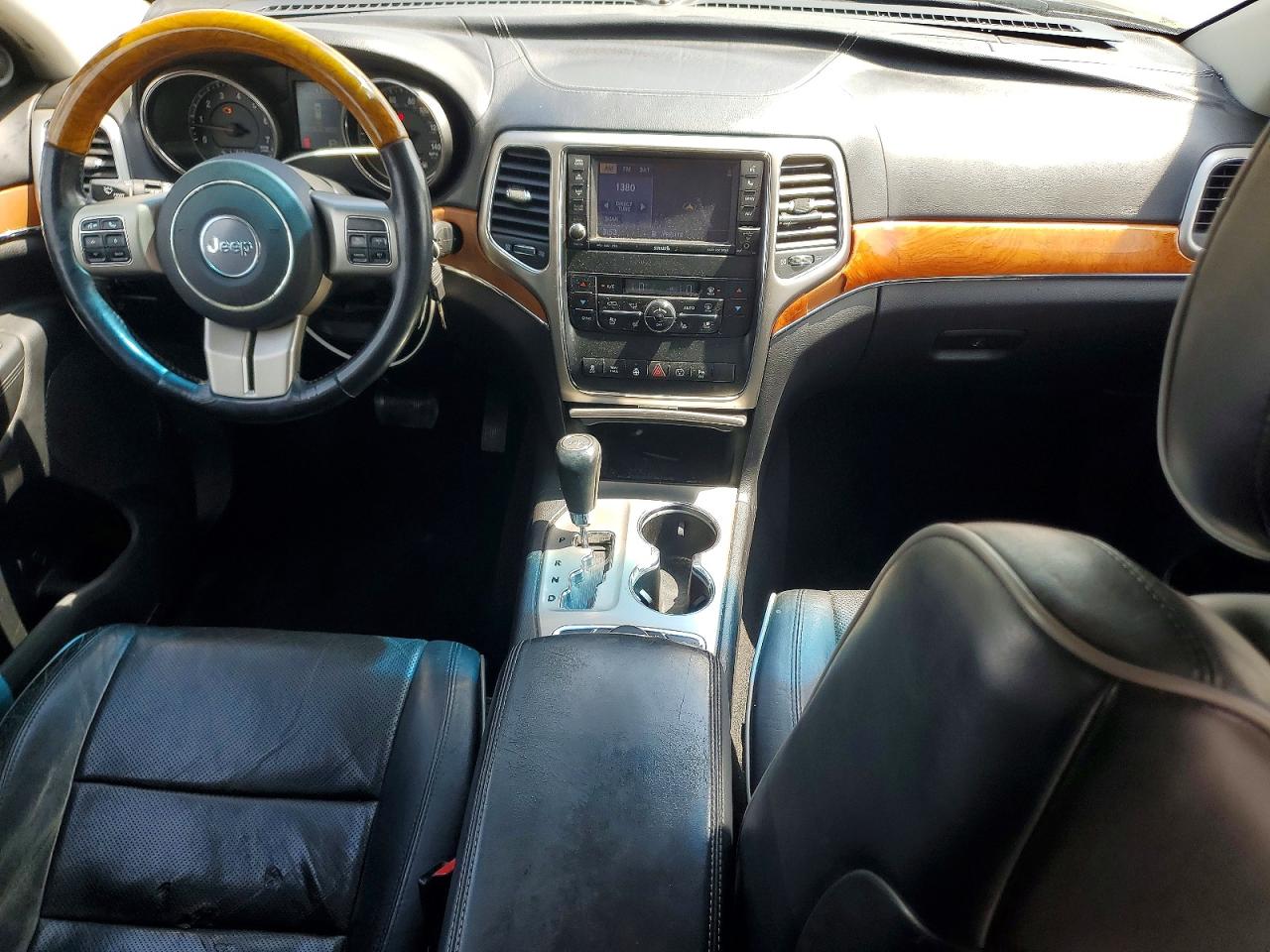 2013 Jeep Grand Cherokee Overland Green vin: 1C4RJFCTXDC619139