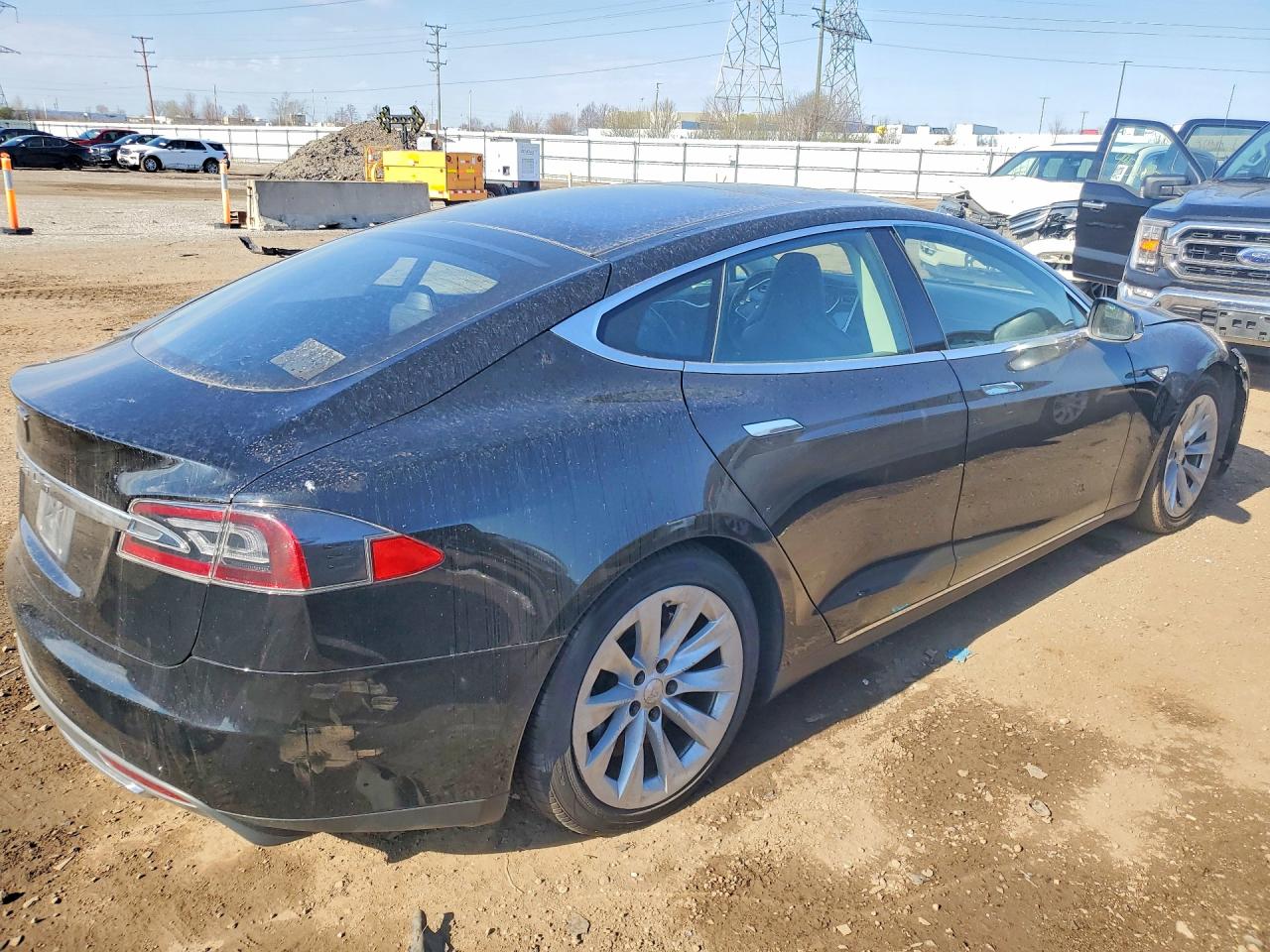 2012 Tesla Model S Black vin: 5YJSA1CN4CFP03058