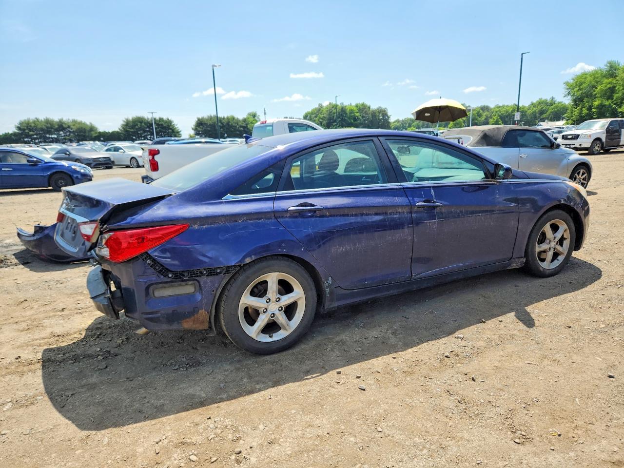 2011 Hyundai Sonata Gls Blue vin: 5NPEB4AC5BH274686