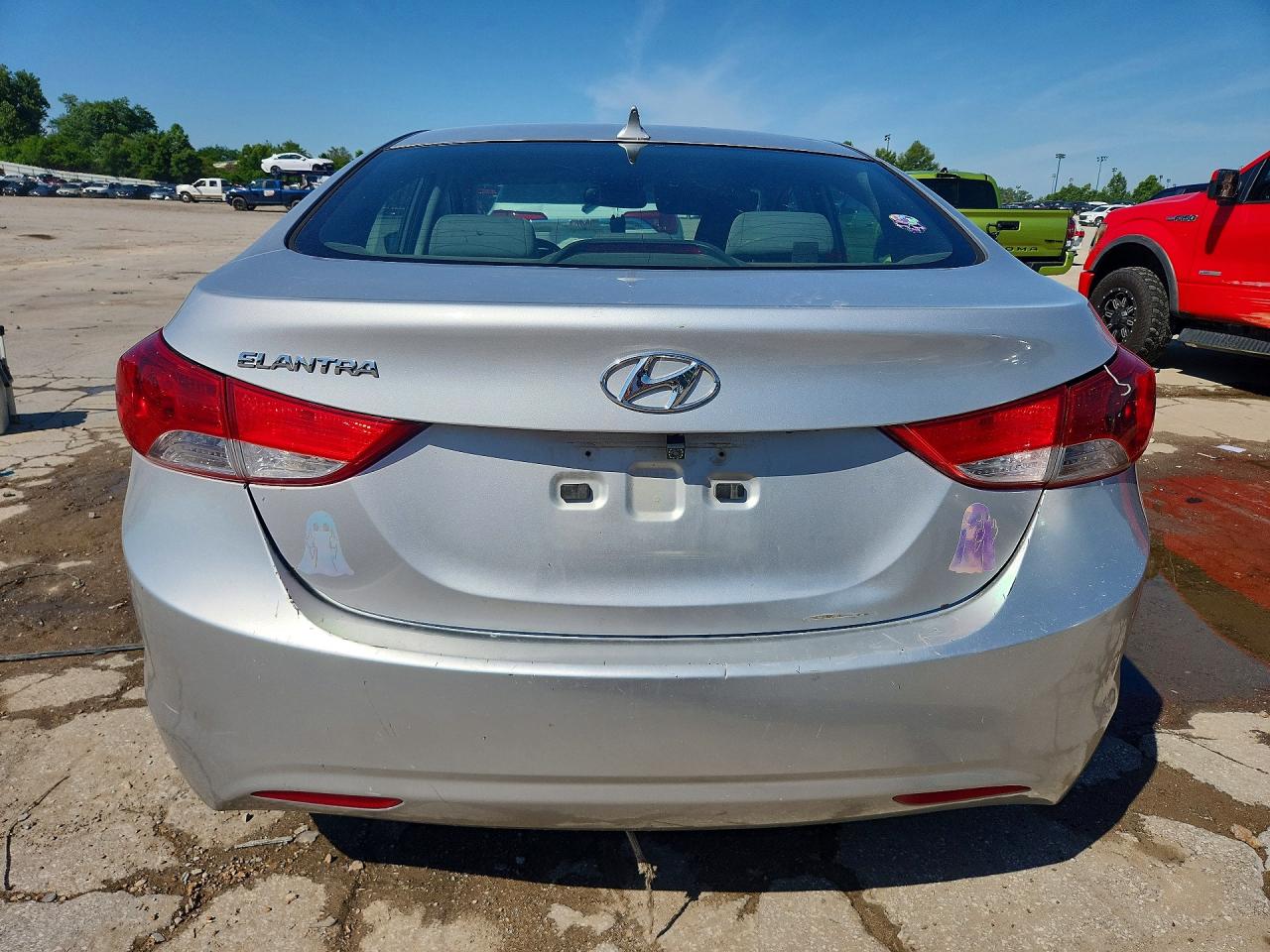 2013 Hyundai Elantra Gls Silver vin: KMHDH4AE3DU575036