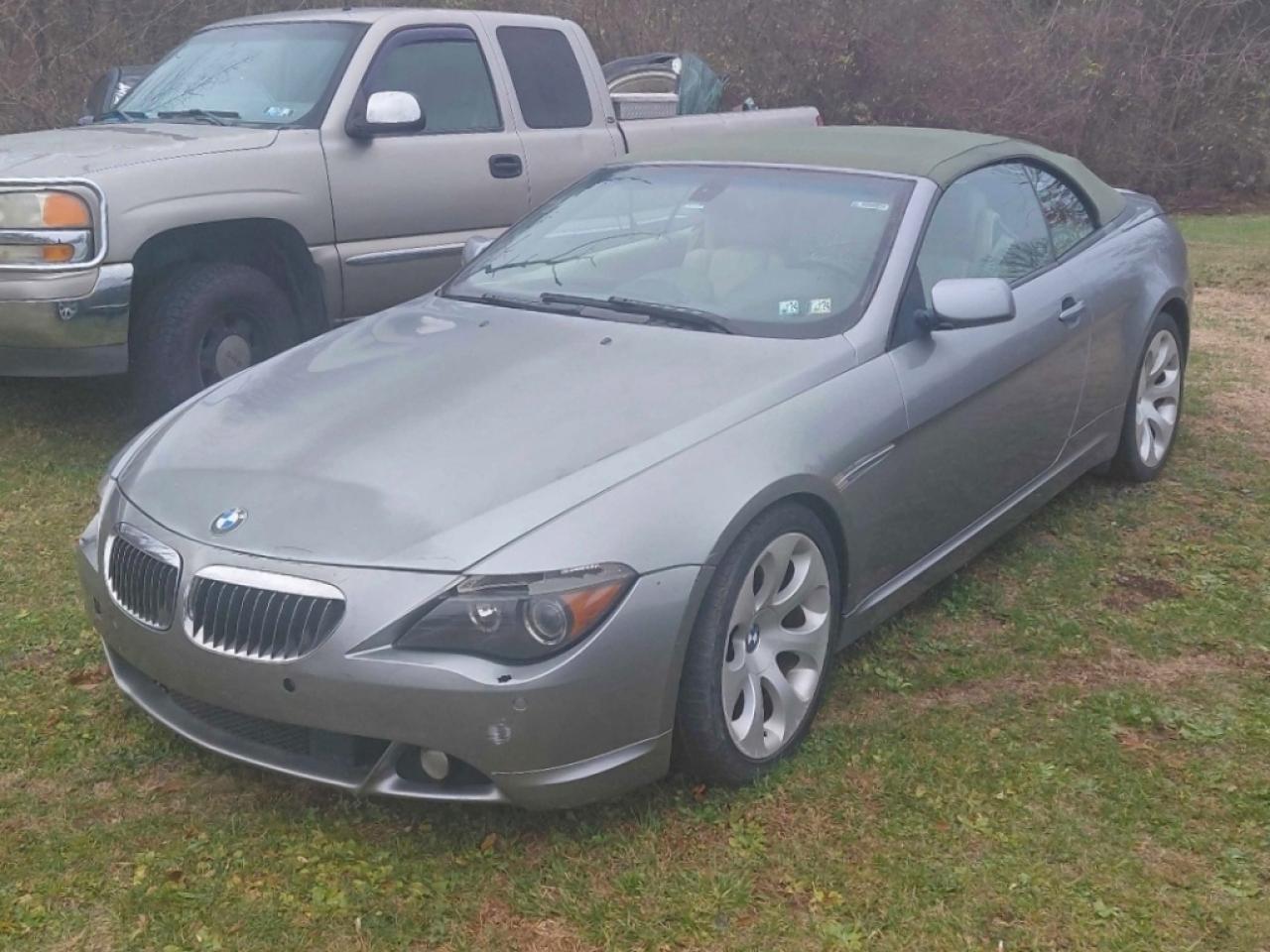 2004 Bmw 645 Ci Aut Gray vin: WBAEK734448260500