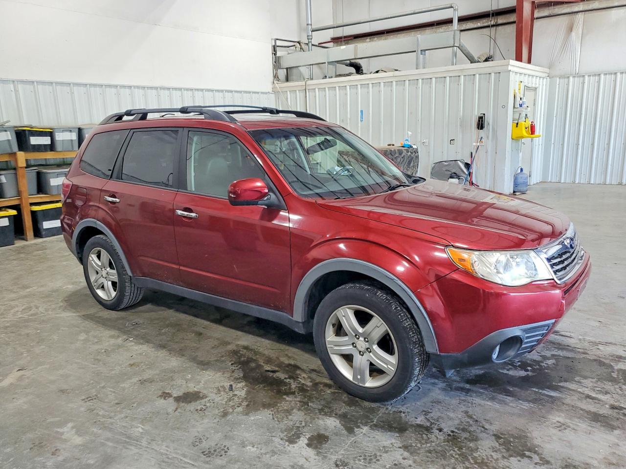 2009 Subaru Forester 2.5x Limited Maroon vin: JF2SH64679H766388