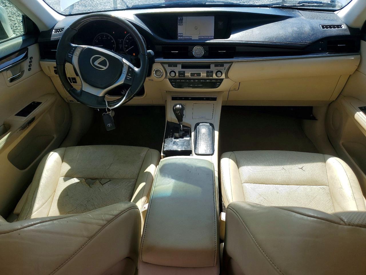 2013 Lexus Es 350 White vin: JTHBK1GG8D2015107