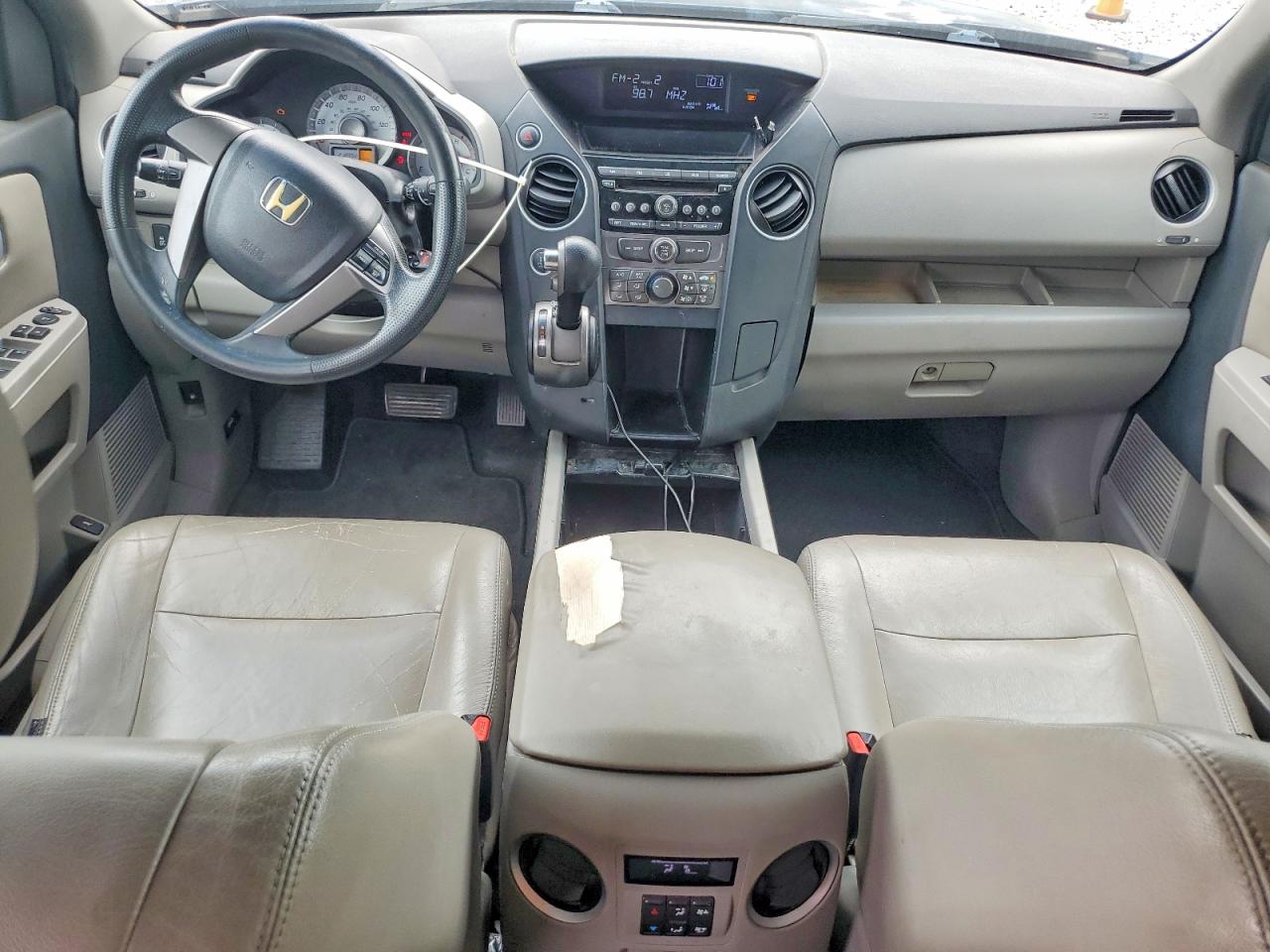 2012 Honda Pilot Lx Blue vin: 5FNYF4H28CB005449