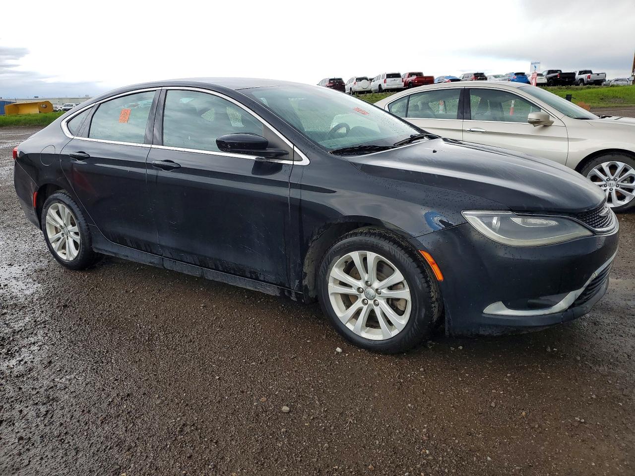 2015 Chrysler 200 Limited Black vin: 1C3CCCAG3FN525457
