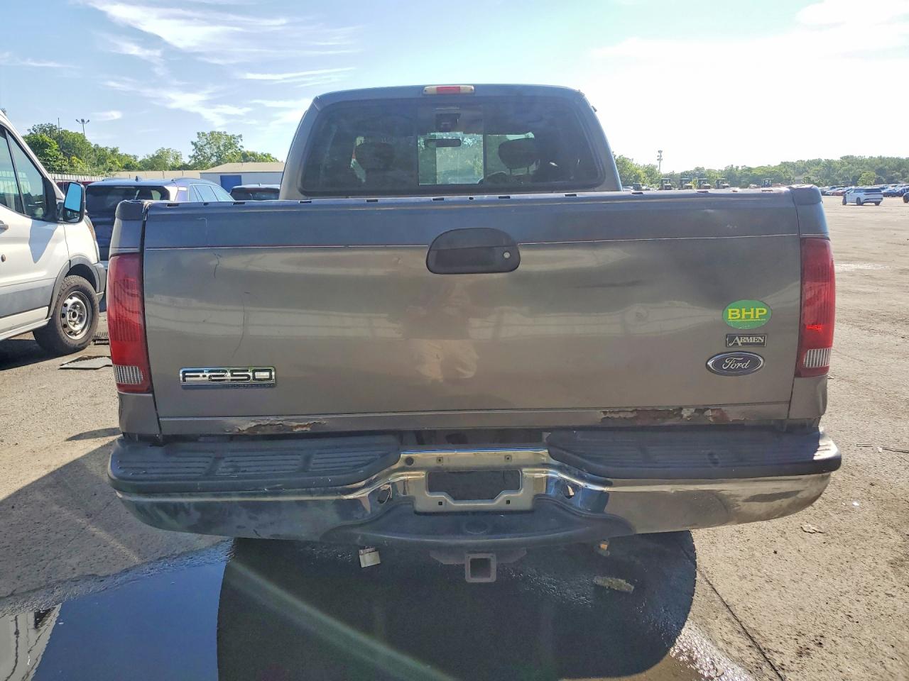 2002 Ford F250 Super Duty Gray vin: 1FTNX21LX2EC31936
