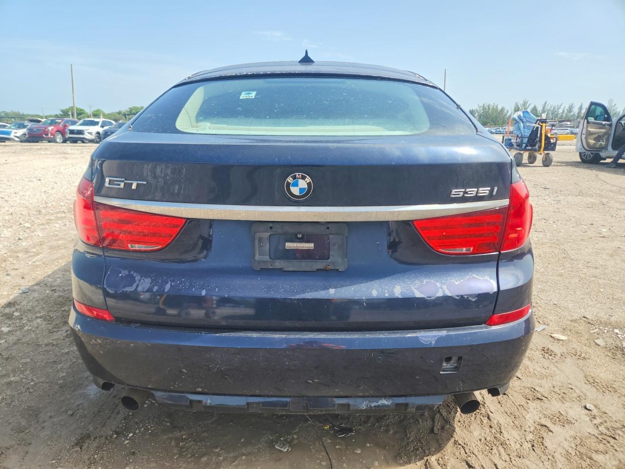 2011 Bmw 535 Gt Blue vin: WBASN2C57BC201471