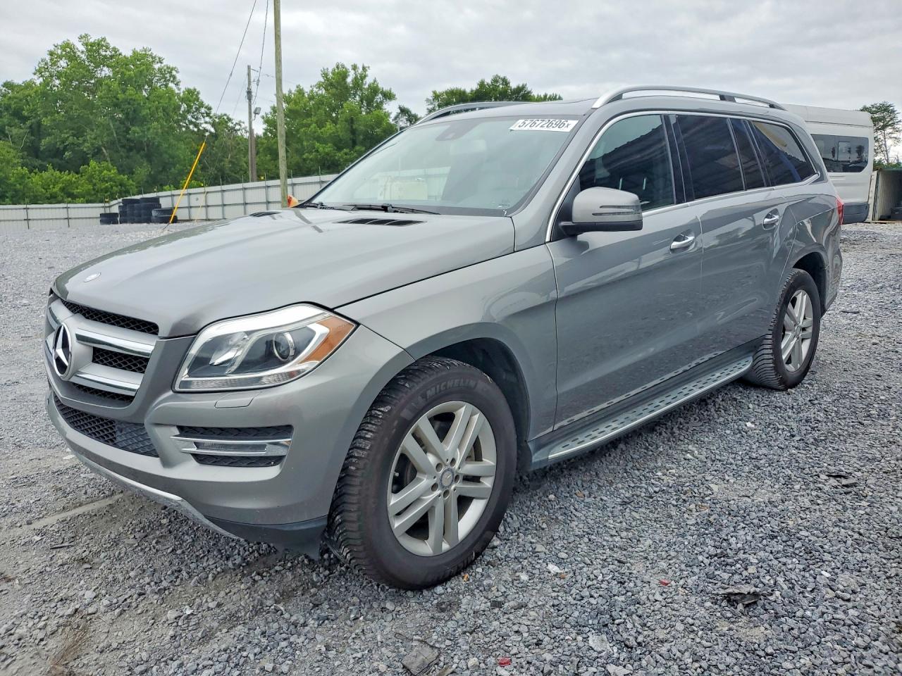 2015 Mercedes-benz Gl 450 4matic Gray vin: 4JGDF6EE8FA508741