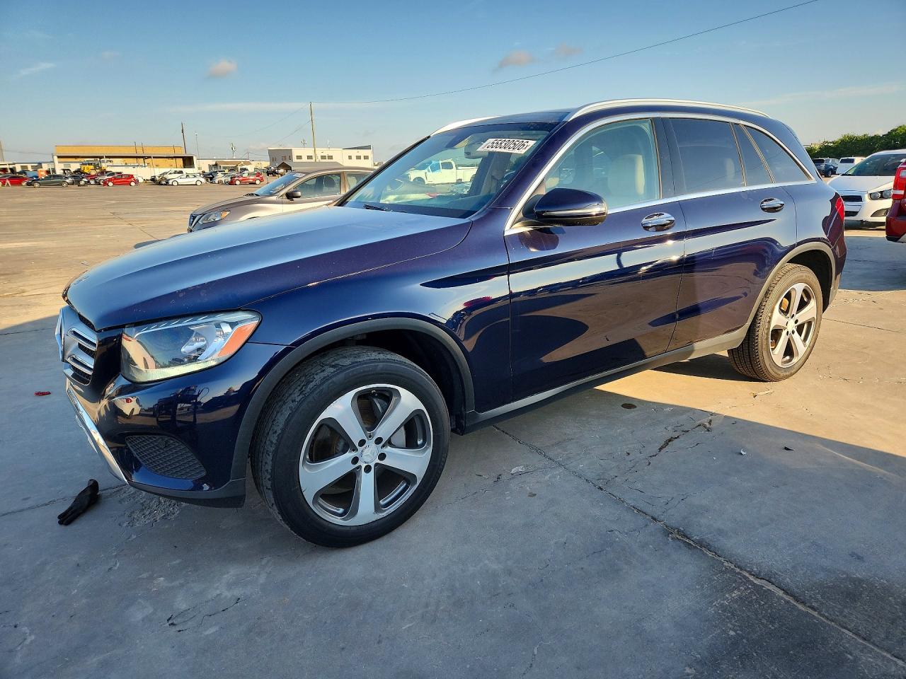 2017 Mercedes-benz Glc 300 4matic Blue vin: WDC0G4KB8HF142259