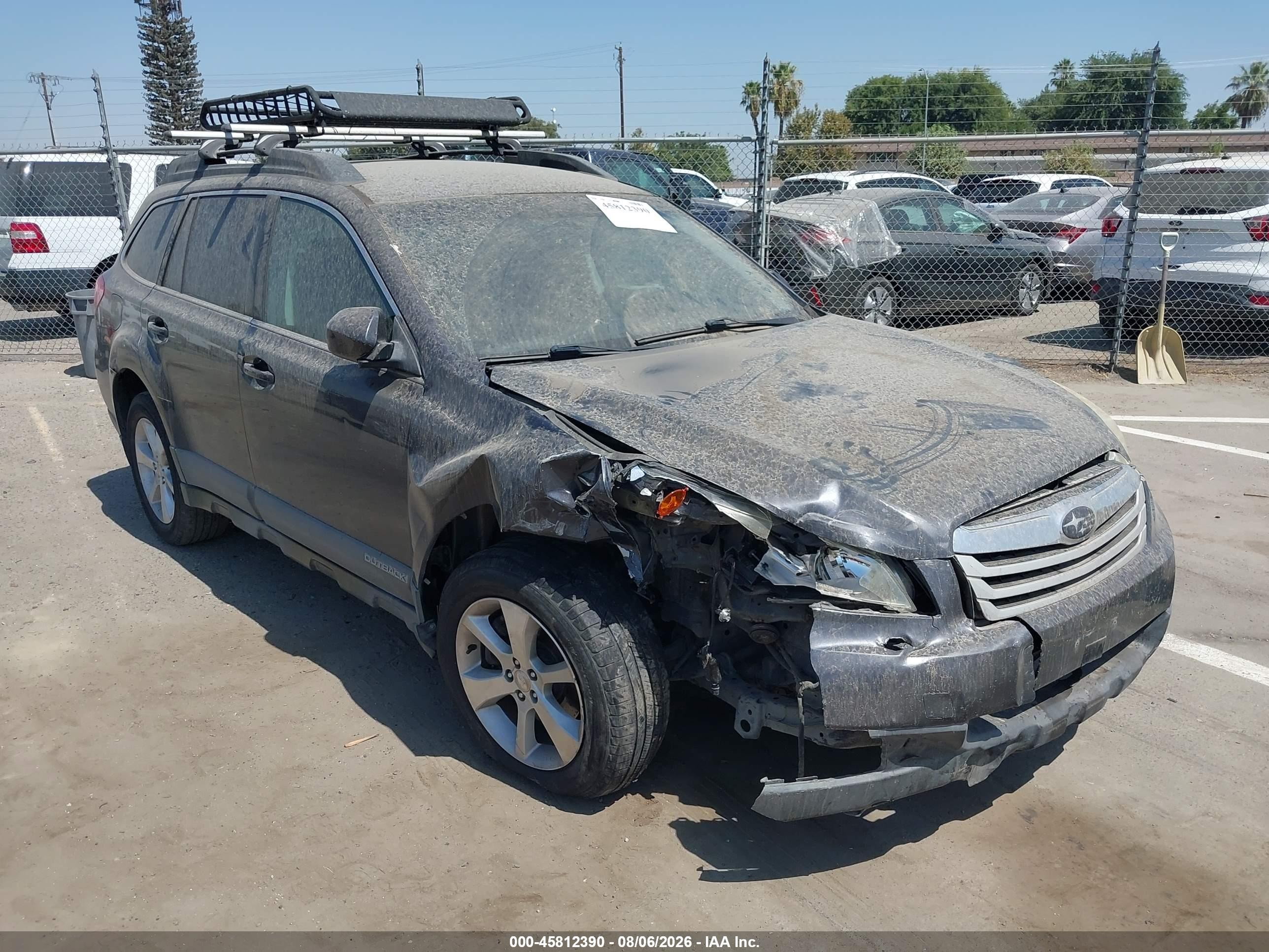 2011 Subaru Outback   Gray vin: 454BRBCC3B3324931