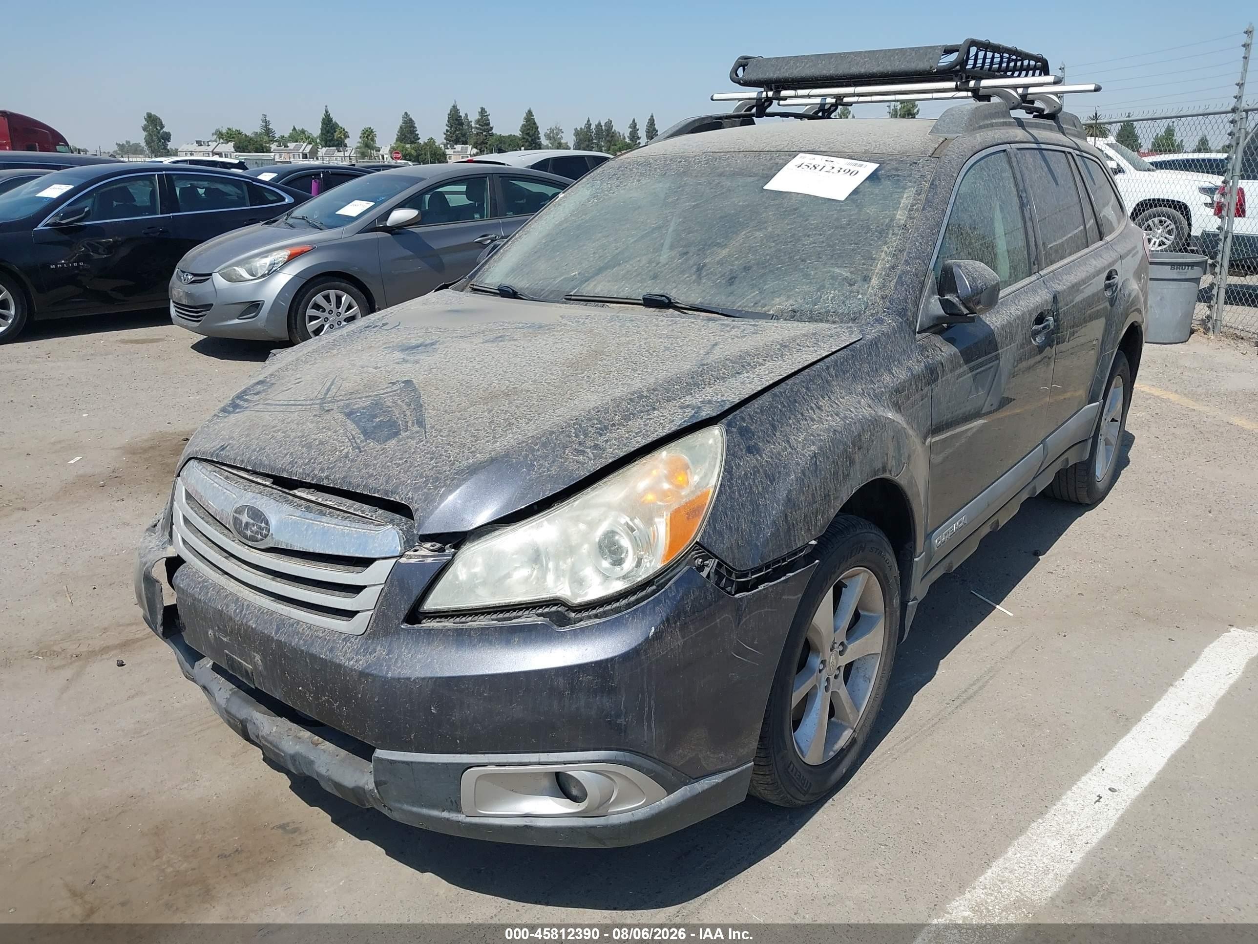 2011 Subaru Outback   Gray vin: 454BRBCC3B3324931