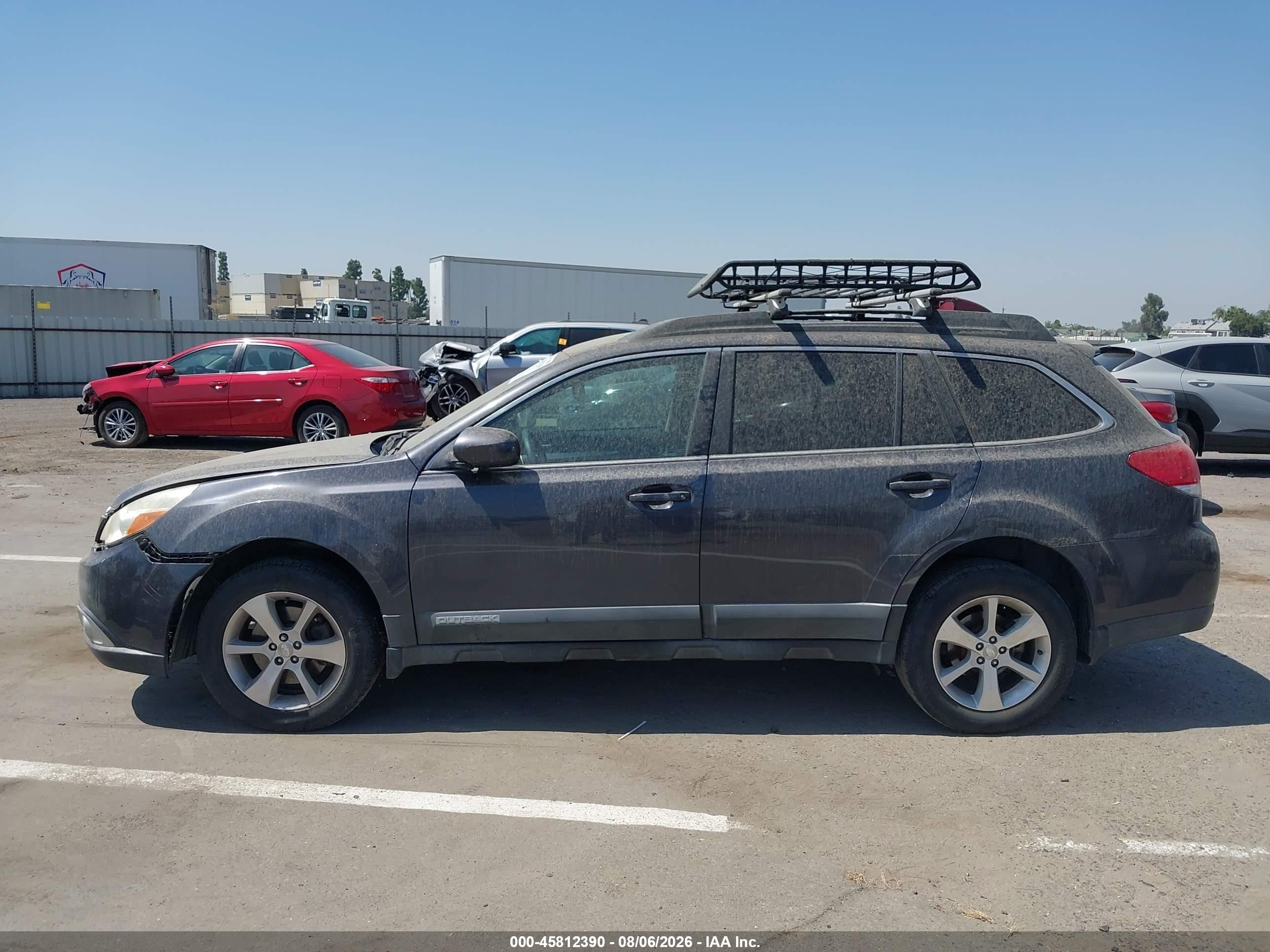 2011 Subaru Outback   Gray vin: 454BRBCC3B3324931