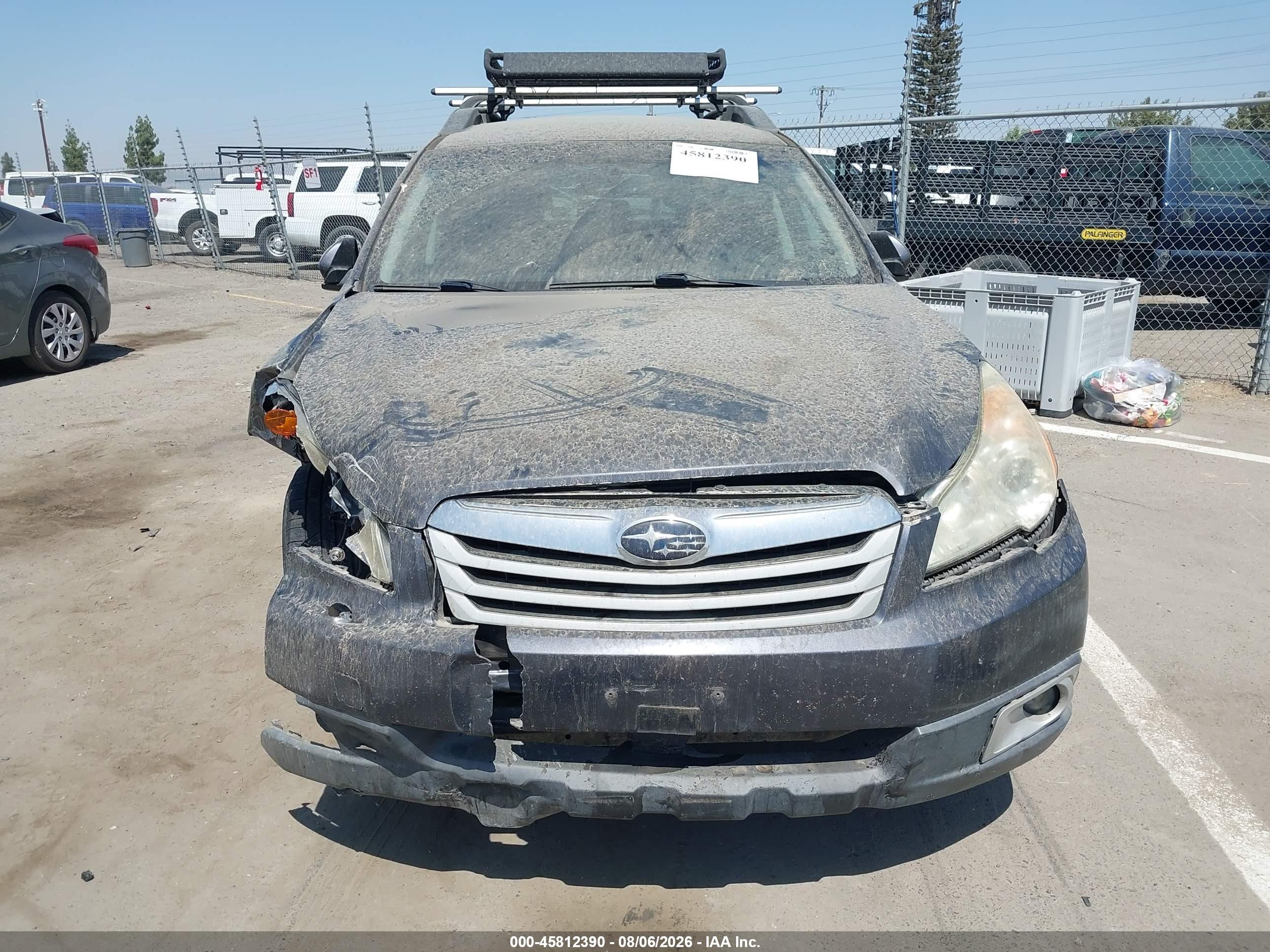 2011 Subaru Outback   Gray vin: 454BRBCC3B3324931