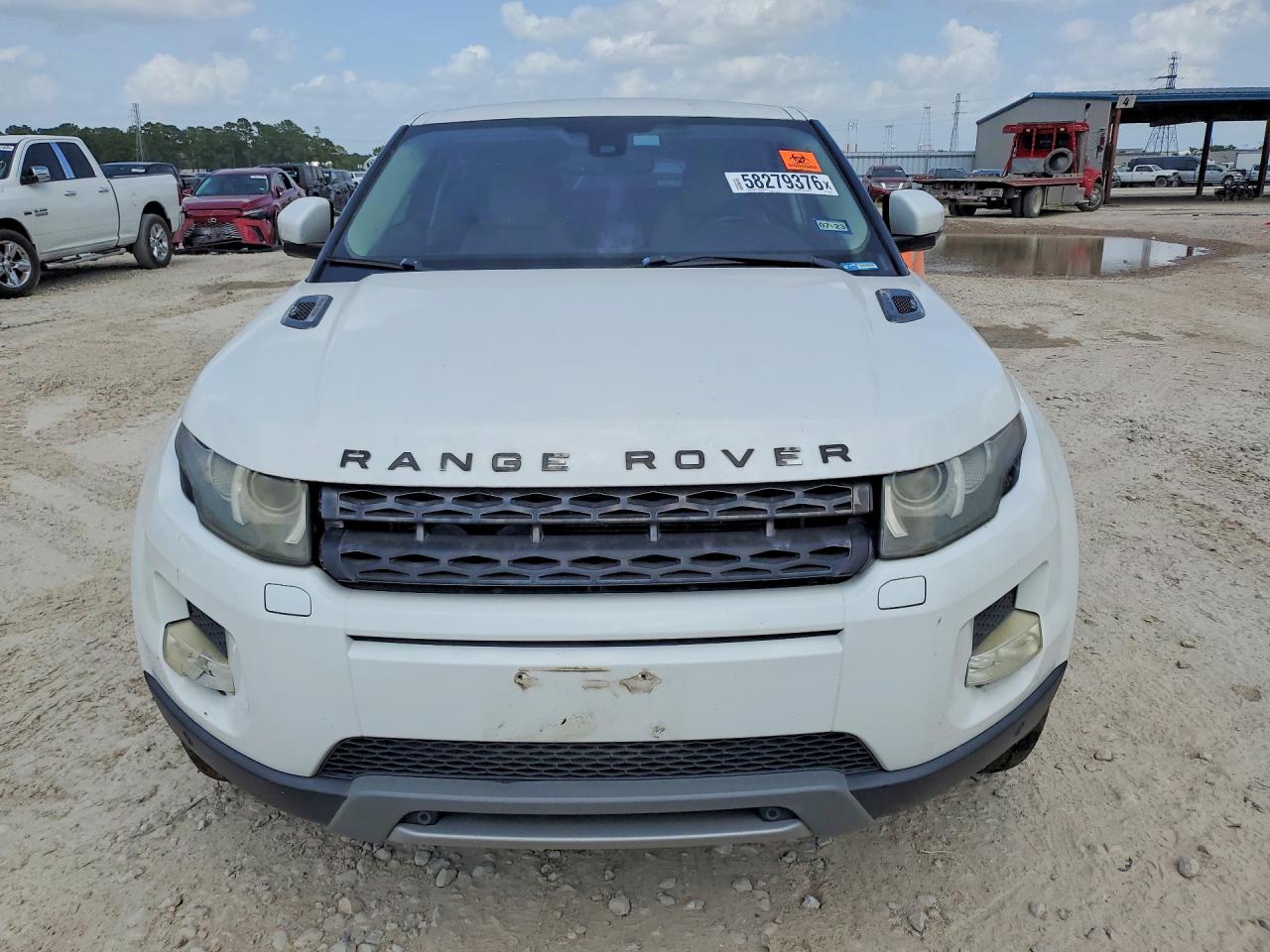 2012 Land Rover Range Rover Evoque Pure Plus White vin: SALVP1BG5CH612579