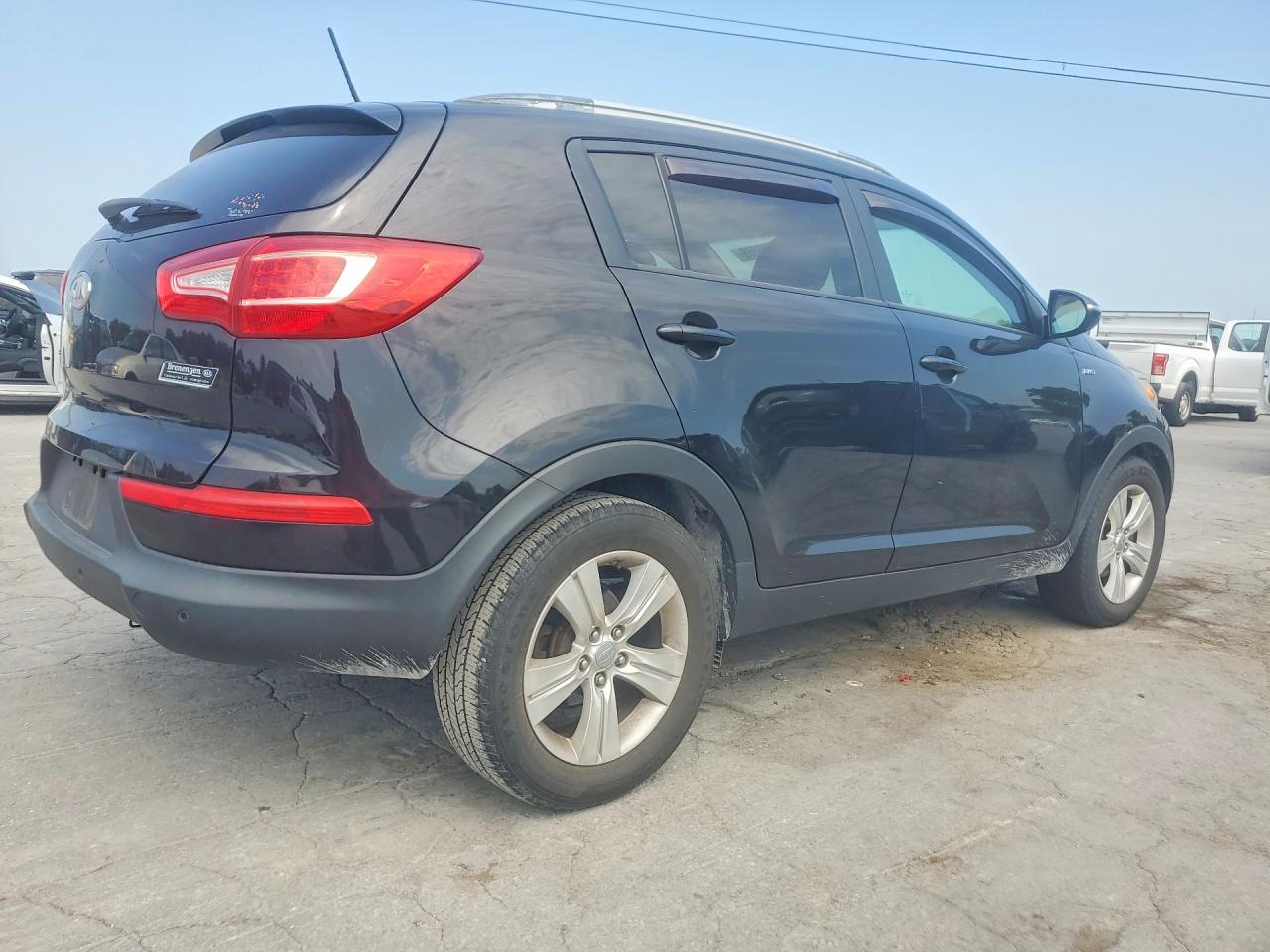 2011 Kia Sportage Lx Black vin: KNDPBCA22B7077764