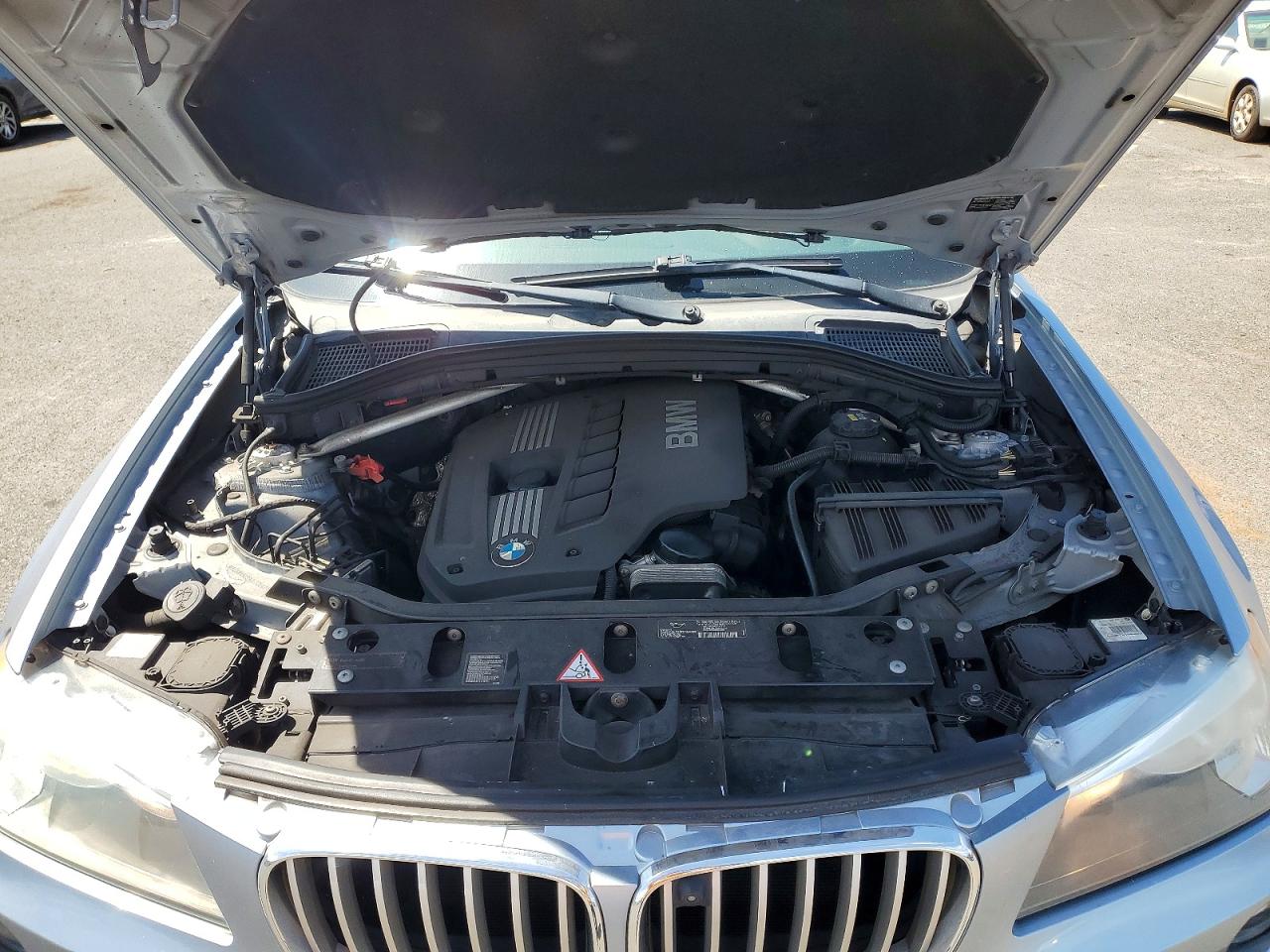 2012 Bmw X3 Xdrive28i Blue vin: 5UXWX5C59CL726421