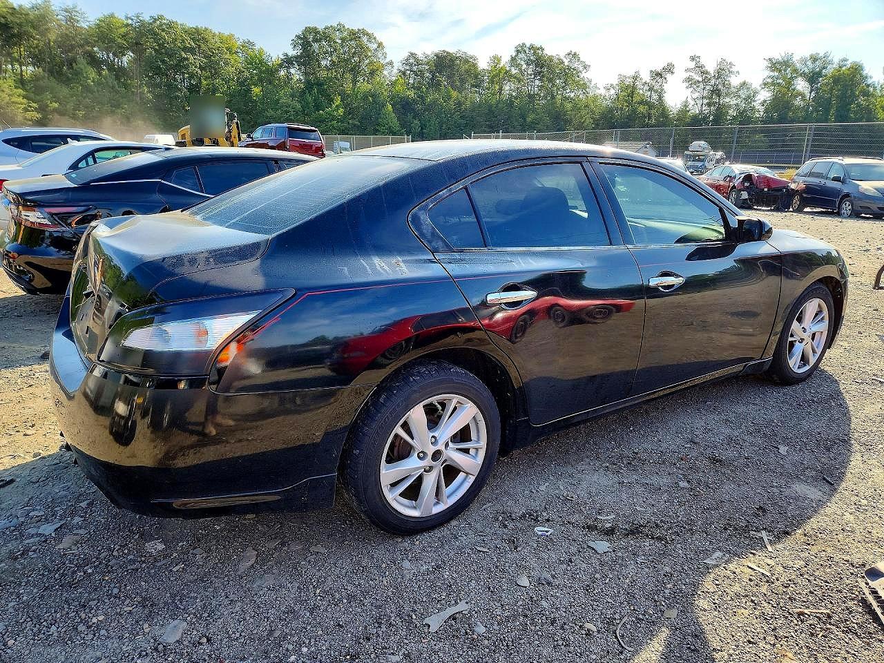 2014 Nissan Maxima 3.5 S Black vin: 1N4AA5AP7EC444093