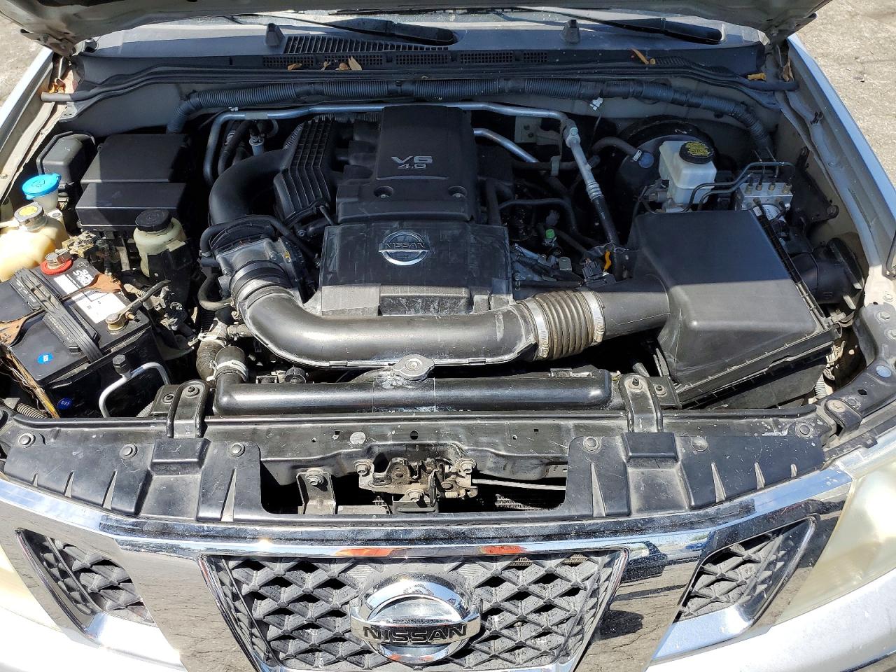 2010 Nissan Frontier Se V6 Silver vin: 1N6AD0FR4AC421036