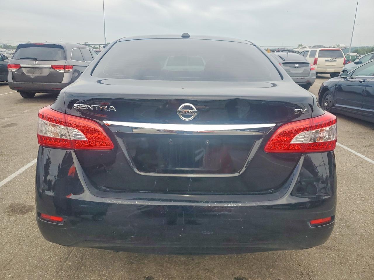 2015 Nissan Sentra Sv Черный vin: 3N1AB7AP1FY265627