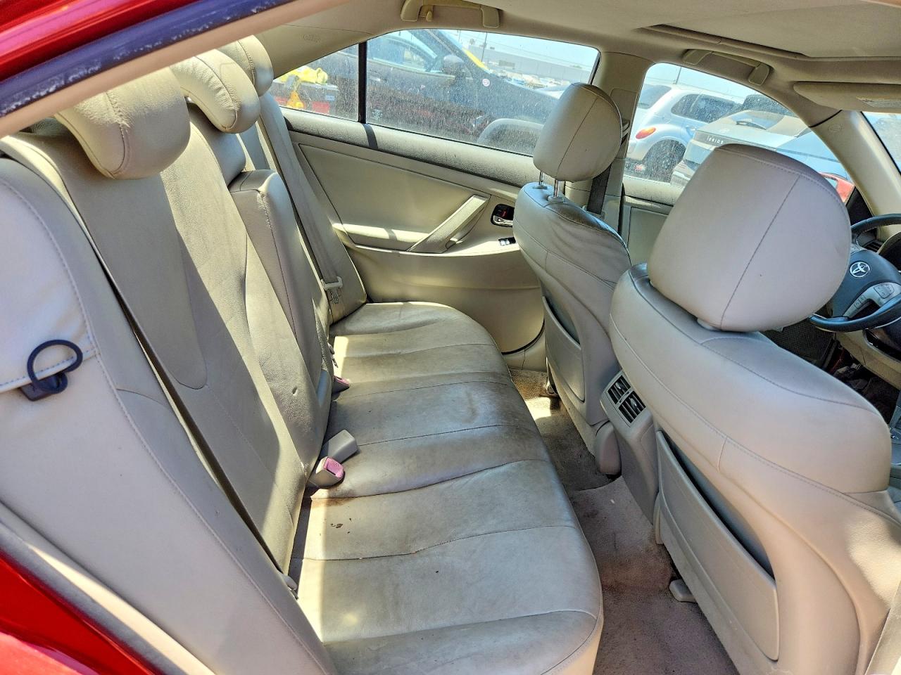 2007 Toyota Camry Hybrid Red vin: JTNBB46K973018486