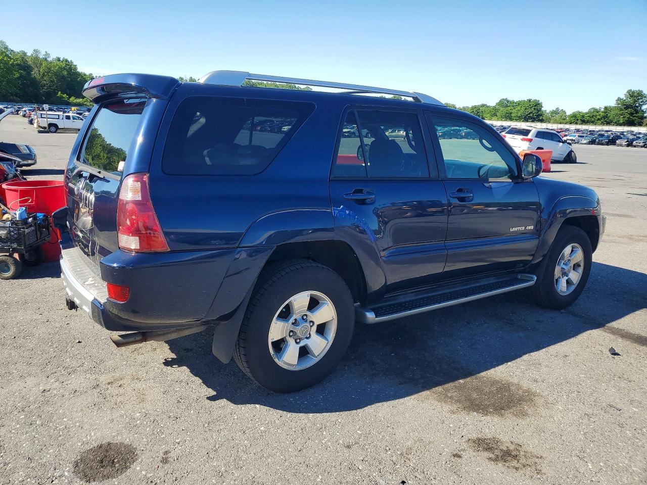 2003 Toyota 4runner Limited Blue vin: JTEBT17R638001908