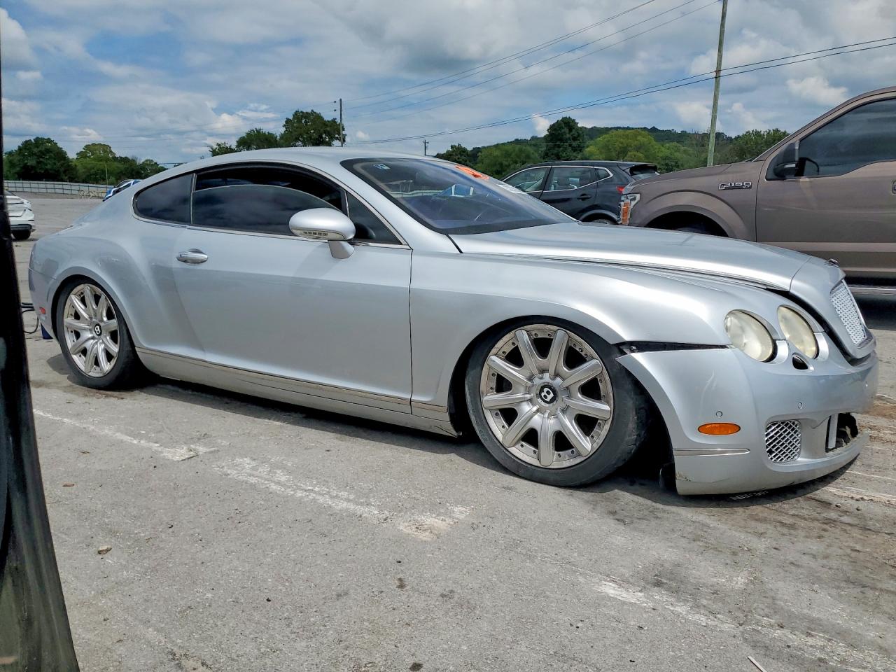 2005 Bentley Continental Gt Silver vin: SCBCR63W95C024120