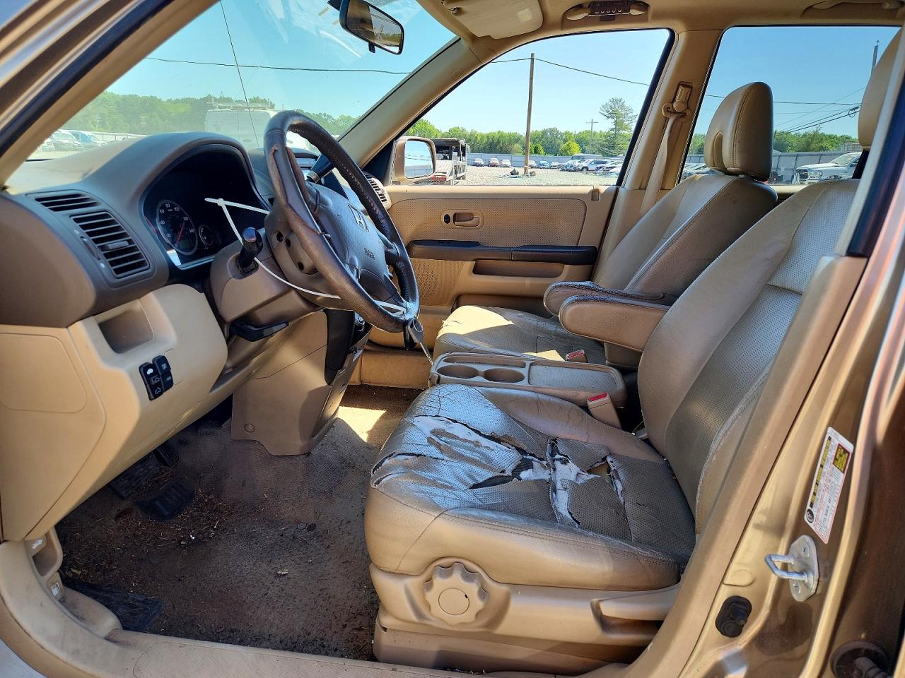 2006 Honda Cr-v Se Beige vin: JHLRD78966C034106