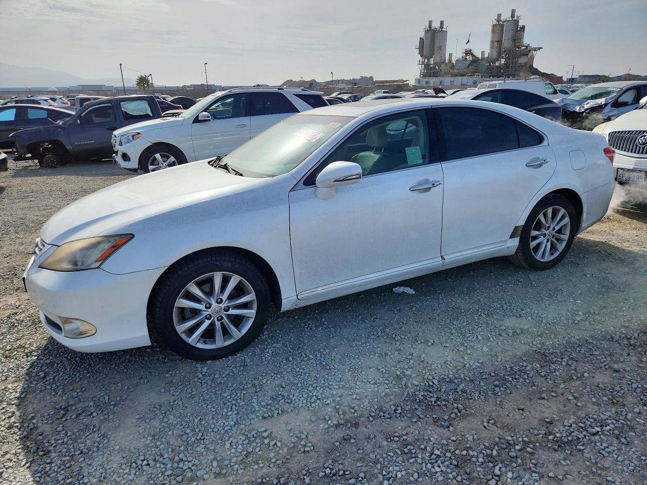 2011 Lexus Es 350 White vin: JTHBK1EG4B2421014
