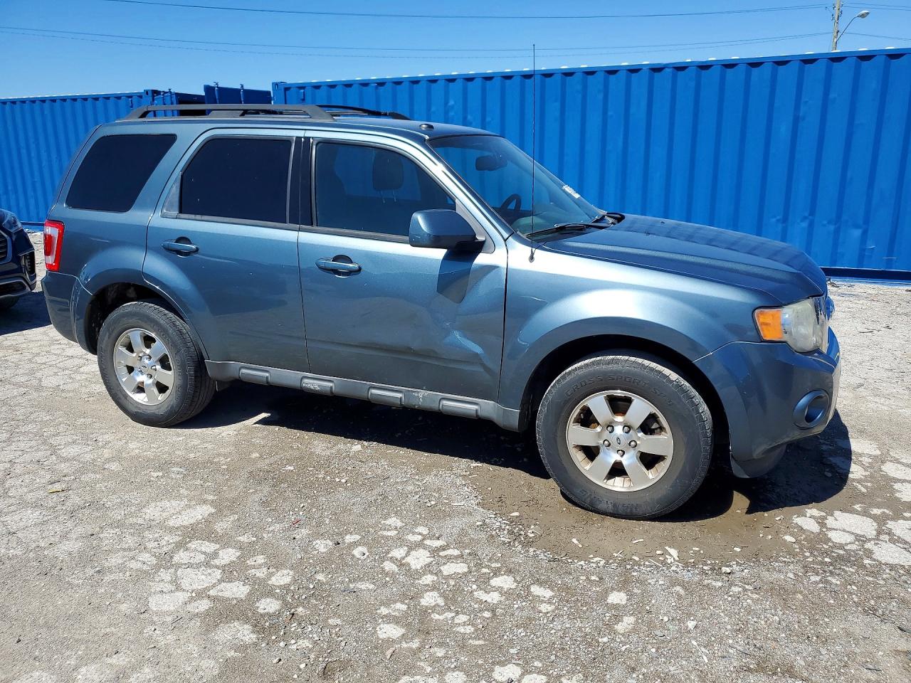 2012 Ford Escape Limited Blue vin: 1FMCU0E74CKB63360