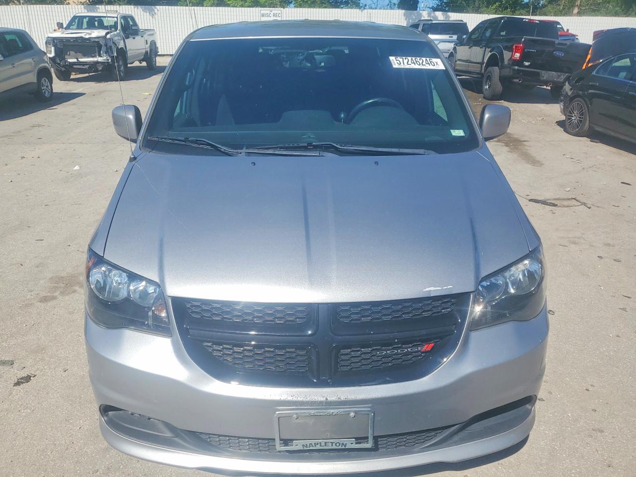 2015 Dodge Grand Caravan Se Gray vin: 2C4RDGBG0FR669608