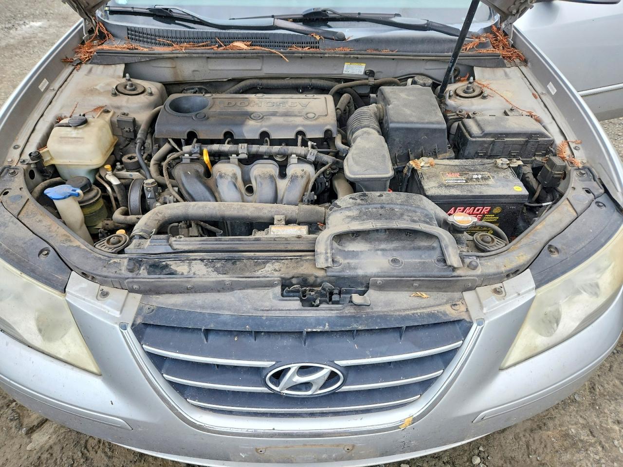2009 Hyundai Sonata Gls Silver vin: 5NPET46C99H452244