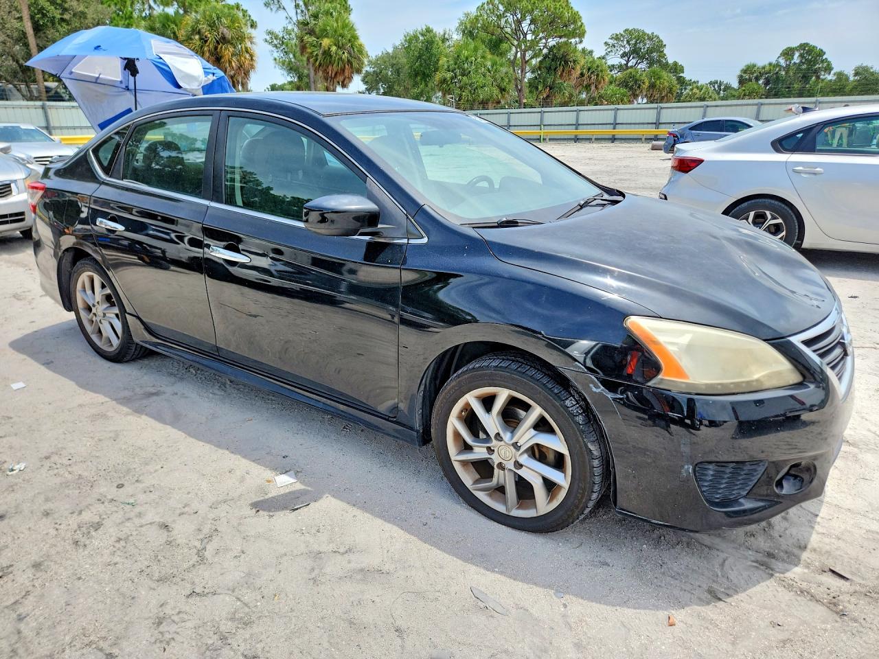 2013 Nissan Sentra S Черный vin: 3N1AB7AP8DL681538