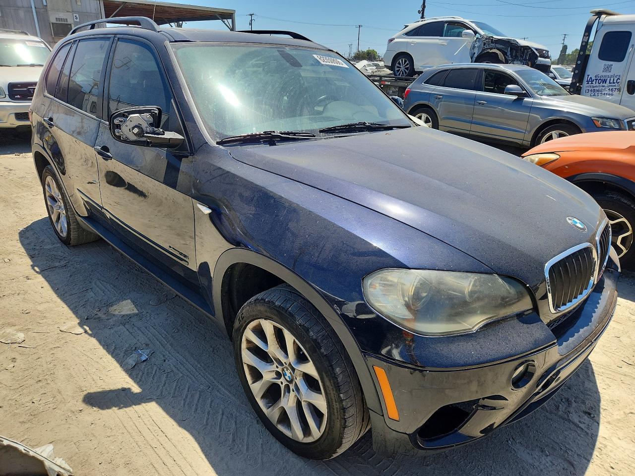 2011 Bmw X5 Xdrive35i Blue vin: 5UXZV4C59BL407435