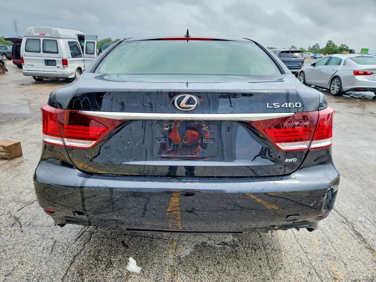 2014 Lexus Ls 460 Черный vin: JTHCL5EF9E5022098