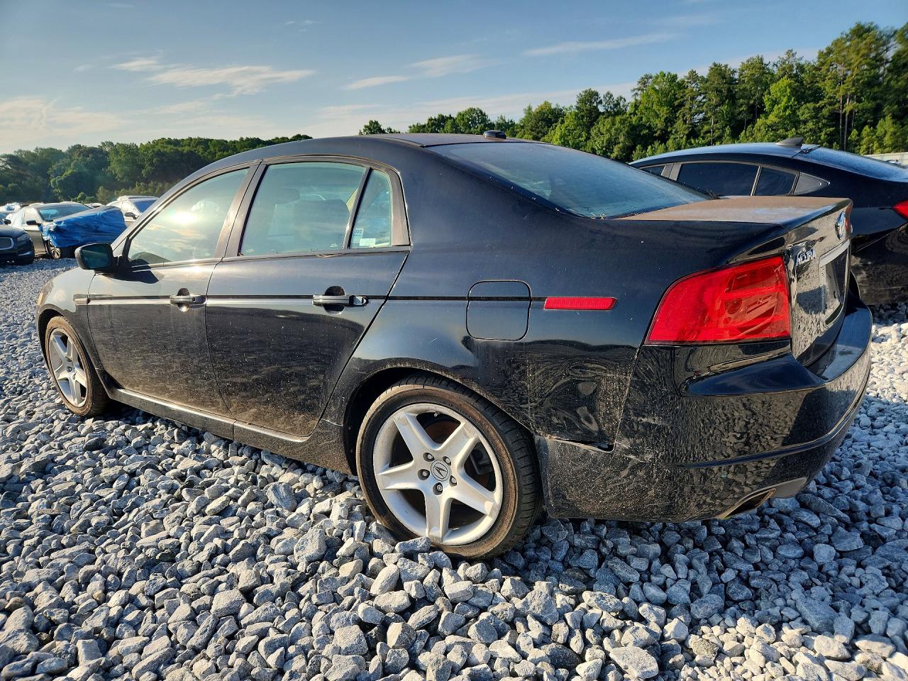 2006 Acura 3.2tl Black vin: 19UUA662X6A050709