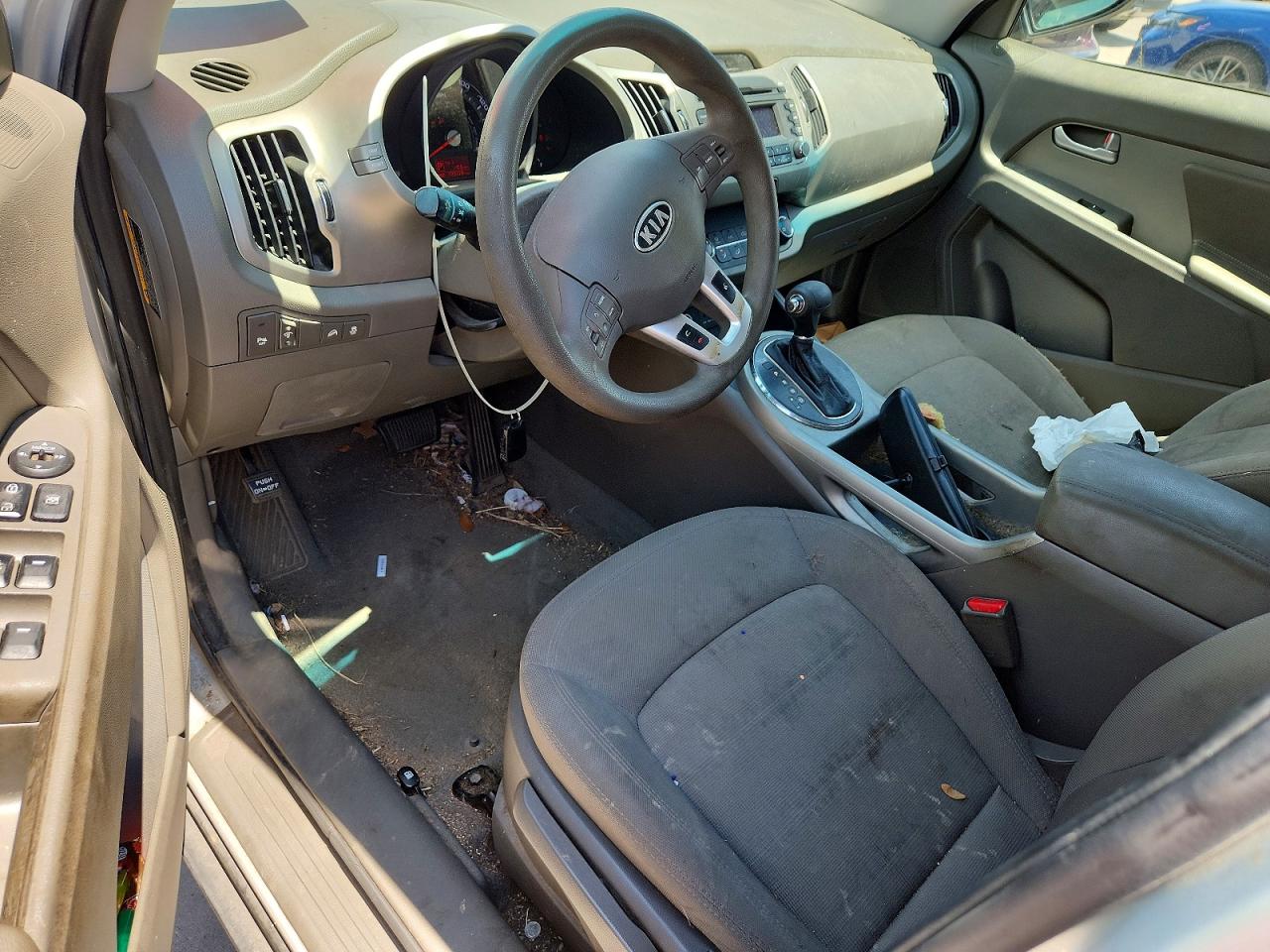 2012 Kia Sportage Lx Gray vin: KNDPB3A28C7261057