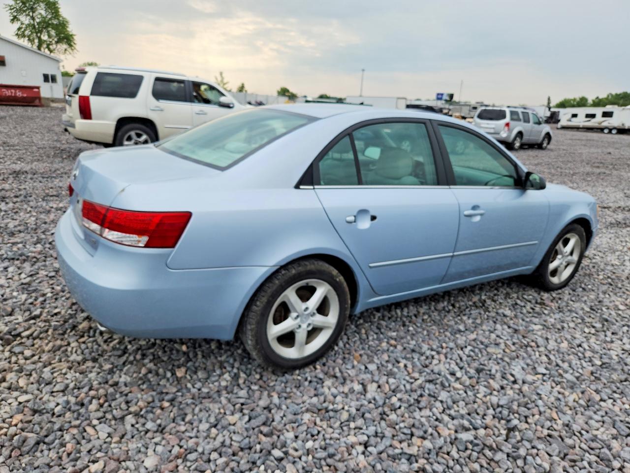 2007 Hyundai Sonata Se Blue vin: 5NPEU46F77H177784