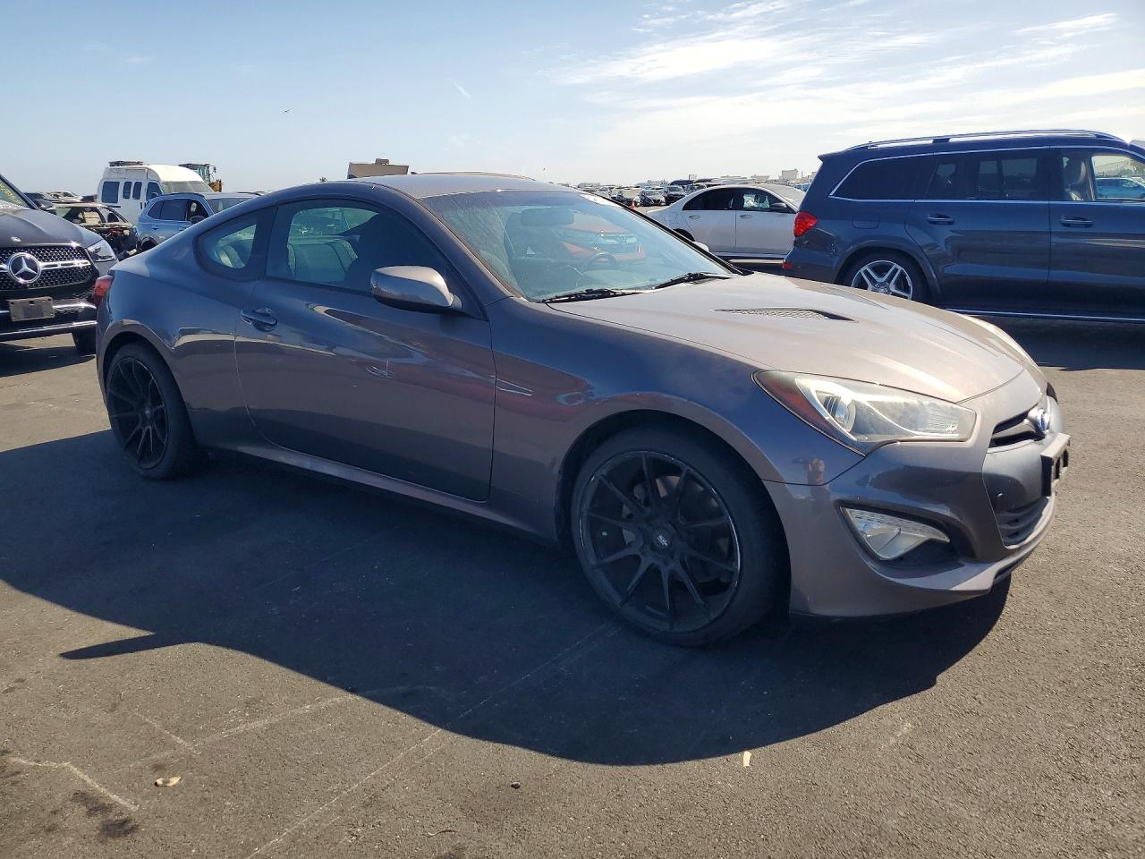 2013 Hyundai Genesis Coupe 2.0t Gray vin: KMHHT6KD5DU099115